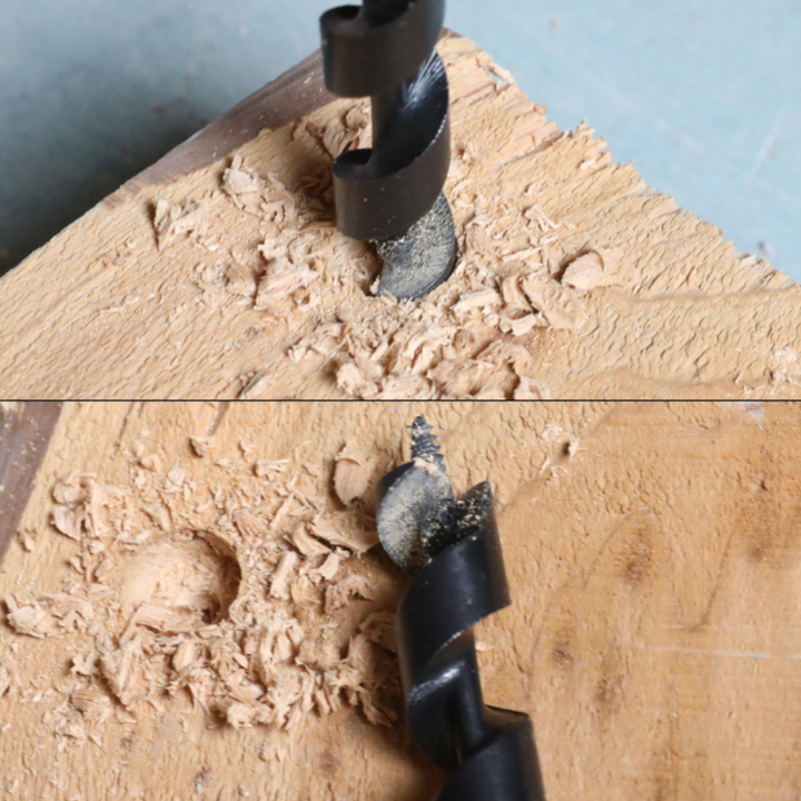 CampCrafter™ Auger Drill - Leather Sheath Included
